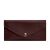 Кожаный  клатч (портмоне) на кнопке 5.0 Бордовый, фото 9
