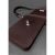 Кожаная сумка-чехол для телефона Tina Бордовая, фото 7