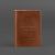 Кожаная обложка для военного билета (под военно-учетный документ) 7.4 А5 светло-коричневая, фото 5
