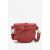 Кожаная сумка поясная-кроссбоди Vacation красная краст, фото 1