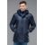 Синяя осенне-весенняя парка молодежная мужская модель 20595, фото 4