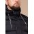 Износостойкая мужская куртка черная зимняя модель 46215, фото 6