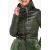 Воздуховик женский осенне-весенний длинный цвет темный хаки модель 31845, фото 7