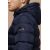 Куртка темно-синего цвета мужская с капюшоном зимняя модель 20180, фото 8