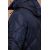 Зимняя темно-синяя куртка с пуговицами мужская модель 12481, фото 8