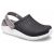 Детские черные с белой подошвой сабо CROCS Kids’ LiteRide™ Clog, фото 1