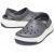 Кроксы серые с белым на толстой подошве Crocband™ Full Force Clog, фото 1