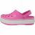 Кроксы на платформе розовые Crocs Crocband Platform Clog pink, фото 4