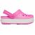 Кроксы на платформе розовые Crocs Crocband Platform Clog pink, фото 2