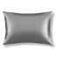 Шелковая наволочка серая размер 50*70 Silk Kiss. Натуральный шелк, фото 1