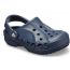 Детские Кроксы Crocs Kids’ Baya Clog темно-синие со сквозной надписью Crocs, фото 1