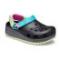 CROCS Classic Hiker Clog Black / Multi кроксы черные с голубой шлейкой, фото 1