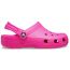 Crocs Classic Kids Clog Pink — боковий вигляд рожевих дитячих сабо