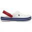 Crocs Crocband White Blue сбоку