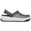 Crocs Full Force Grey — сабо сбоку, серый цвет, стильная форма