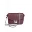 Женская кожаная сумочка Yoko бордовая флотар, фото 1