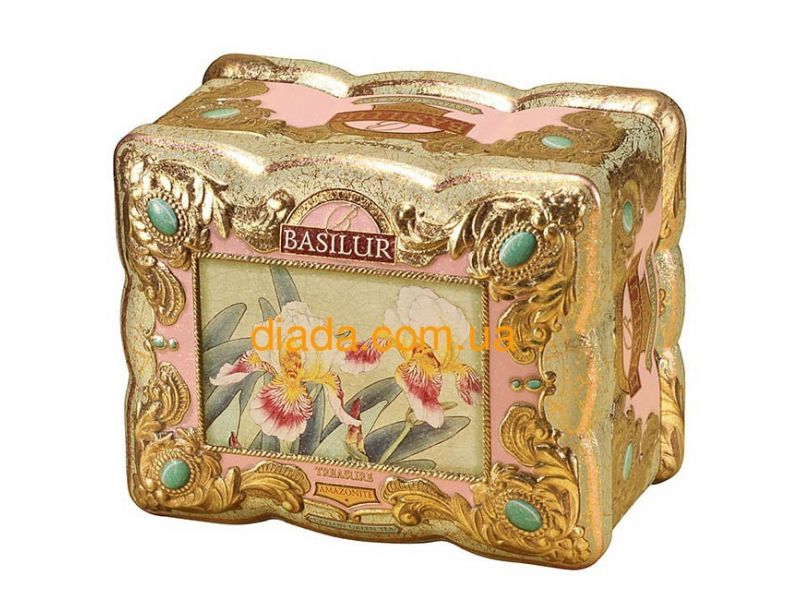 Чай зеленый Basilur шкатулка "Амазонит", фото 1