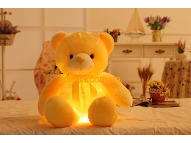 Медведь желтый светящийся, фото 4
