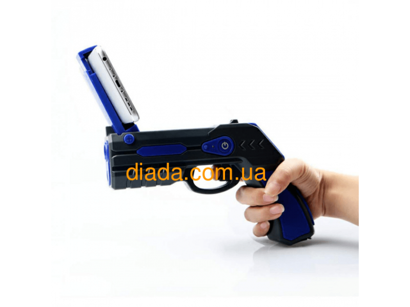 Пистолет AR-GUN AR Blaster синий с джойстиком управления, фото 3