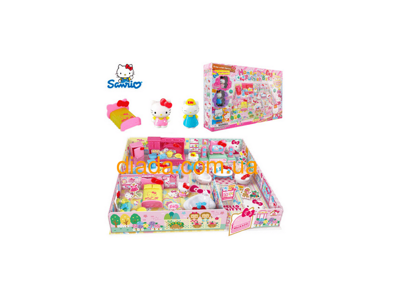 Дом Китти с мебелью Hello Kitty, фото 1