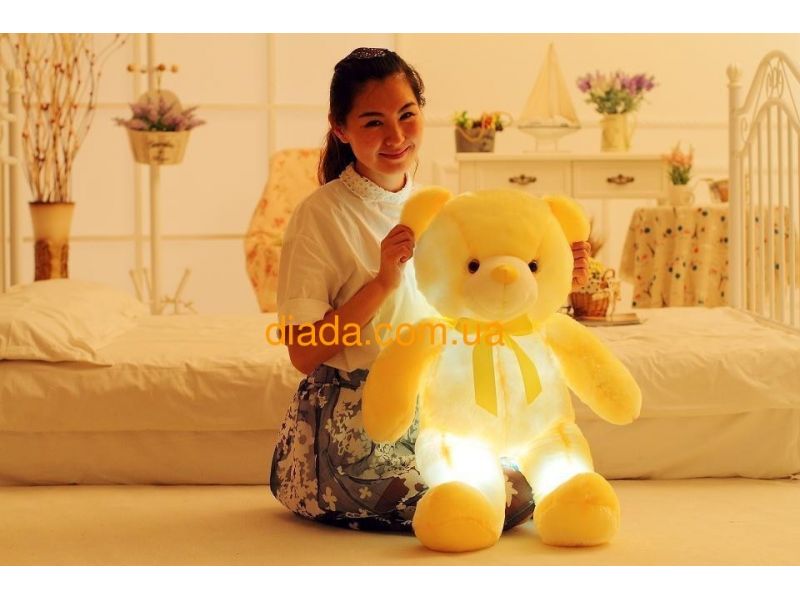 Медведь желтый светящийся, фото 3