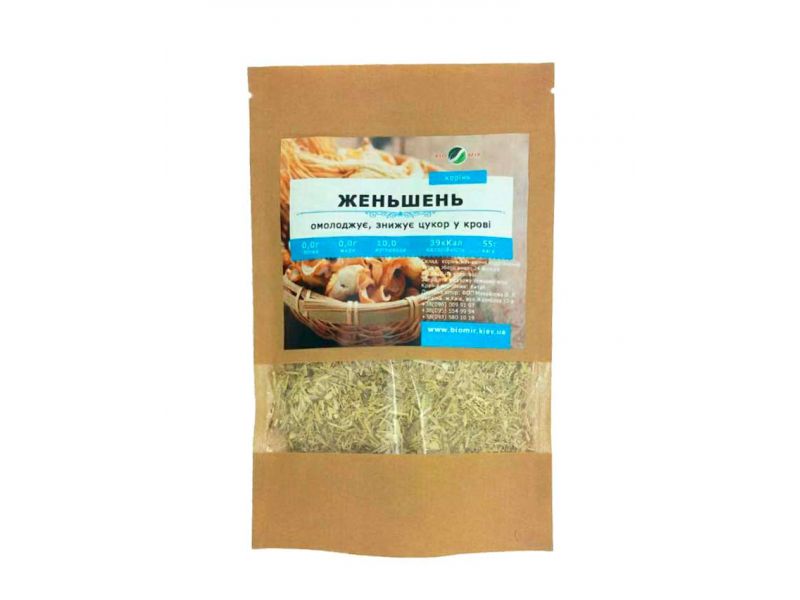 Женьшень измельченный, корень женьшеня сухой, фото 1