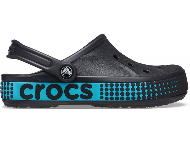 вид сбоку Crocs Logo Motion Black Blue