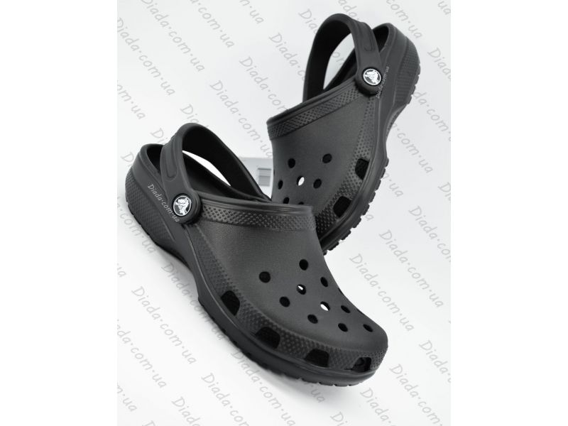 Crocs Classic Clog Black с Jibbitz™ – индивидуальный стиль