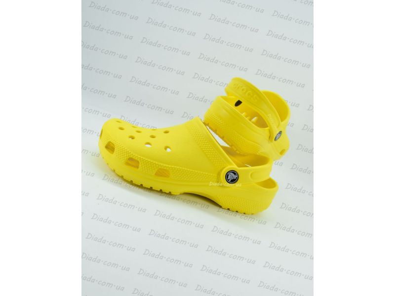 Crocs Classic Clog Yellow – Классические Кроксы жёлтого цвета01, фото 2
