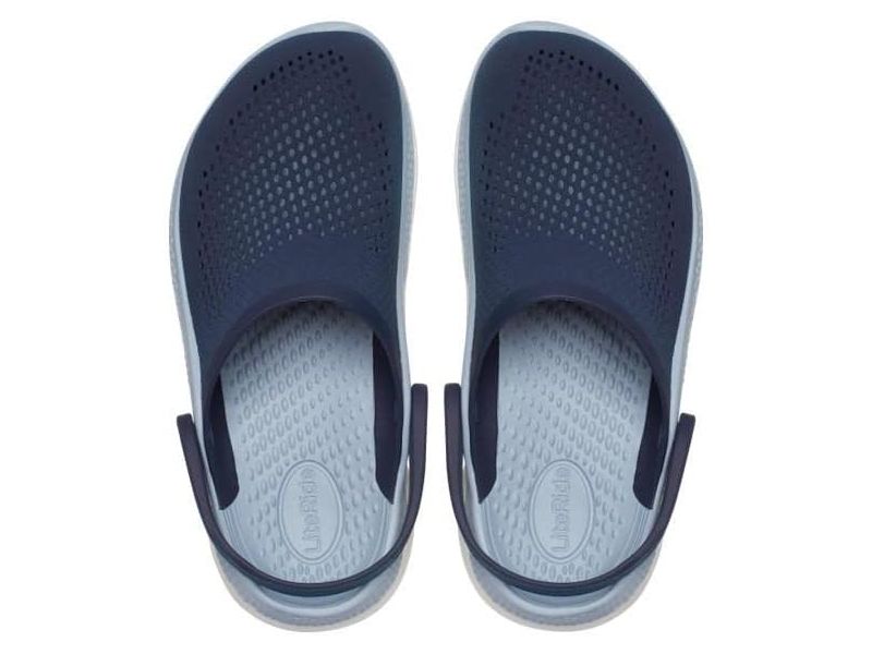 Вид зверху сабо Crocs LiteRide 360 Navy/Blue Grey, зручна анатомічна форма
