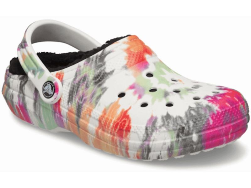 Crocs classic tie hot sale dye clog
