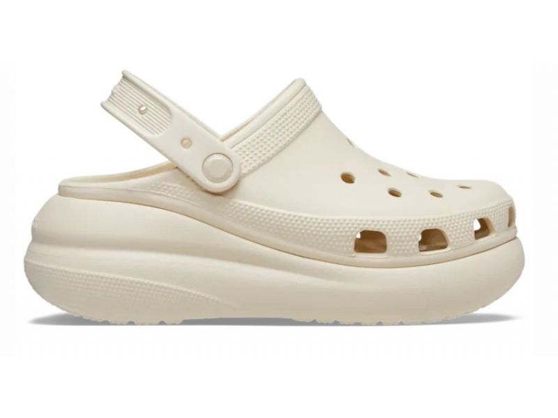 Women's Crocs CRUSH CLOG Кроксы бежевые, фото 2