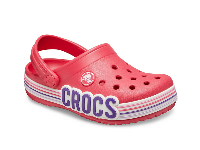 Crocs with stripe shop