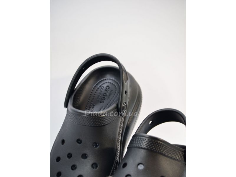 Women's Crocs CRUSH CLOG Кроксы черные, фото 4