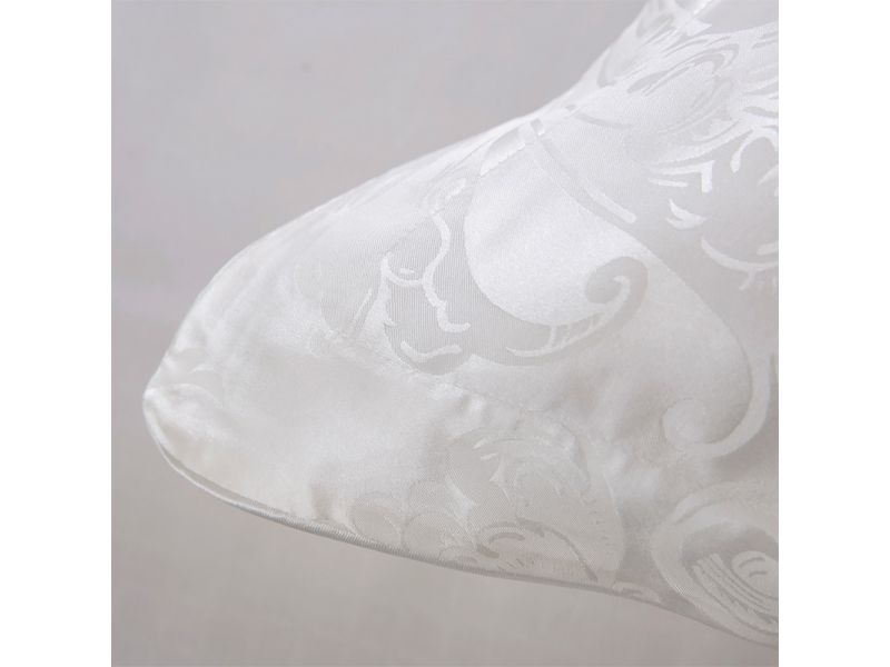 Шелковый комплект постельного белья Королевский белый. Silk Kiss, фото 2