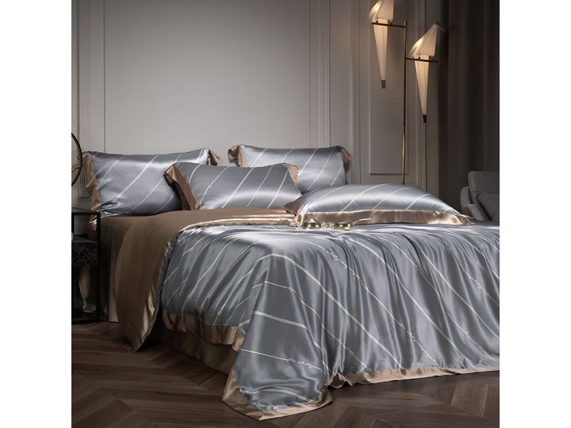 Комплект постельного белья из натурального шелка "Лунная соната" 100% шелк, фото 6