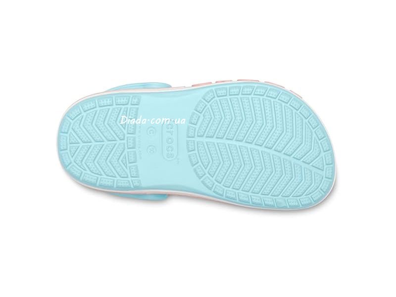 Підошва дитячих кроксів Crocs Bayaband голубих