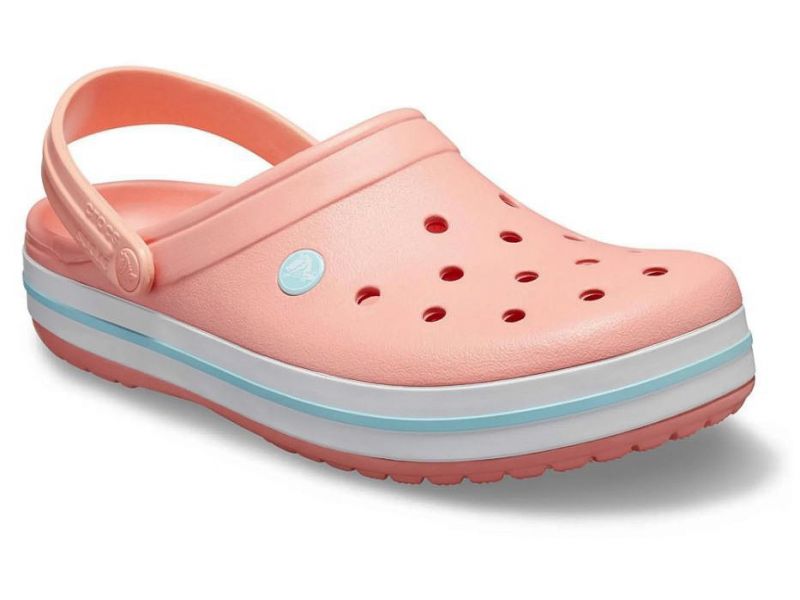 Передня частина Crocs Crocband Kids Melon/Ice Diada — Передняя часть Crocs Crocband Kids Melon/Ice Diada