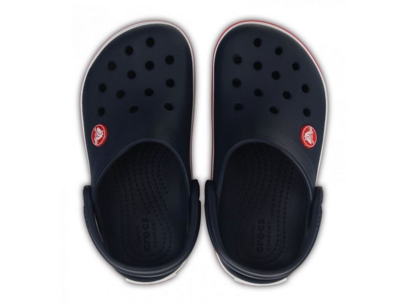 Crocs Crocband Kids Navy — вигляд зверху сабо для дітей