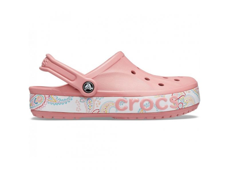 Вид сбоку кроксов Crocs Bayaband Bandana Blossom