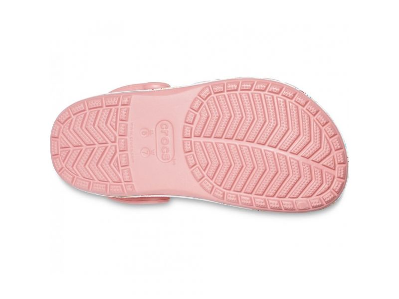 Оригинальные Crocs Bayaband Bandana Blossom — розовые женские сабо подошва