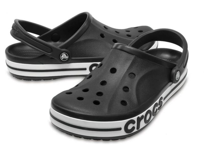 Пара чорних Crocs Bayaband Black — оригінальні сабо