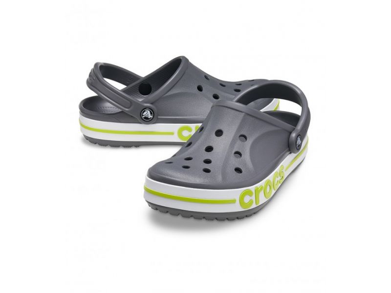 Пара серых сабо Crocs Bayaband Charcoal — оригинал