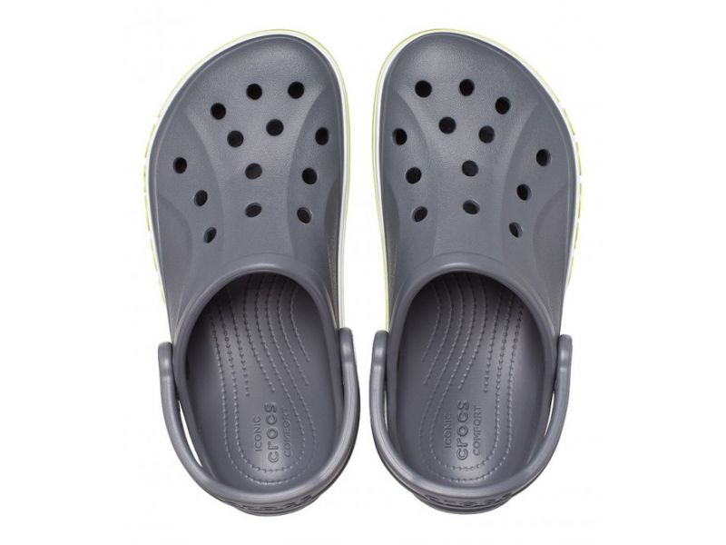 Верхняя часть Crocs Bayaband Charcoal — серые сабо, оригинал