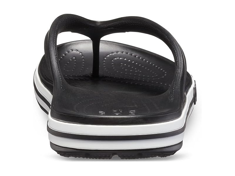 Crocs Bayaband Flip Black — анатомическая посадка, комфорт и лёгкость, вид сзади, оригинал