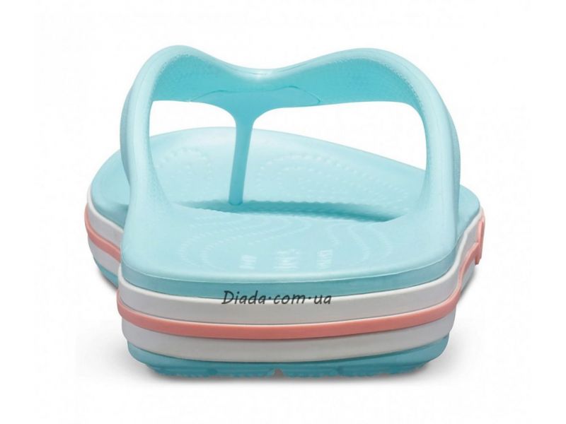 Crocs Bayaband Flip Ice Blue/Melon арт. 205393 — Крокс Шлепанцы Вьетнамки Баябенд голубые (бирюзовые), фото 3