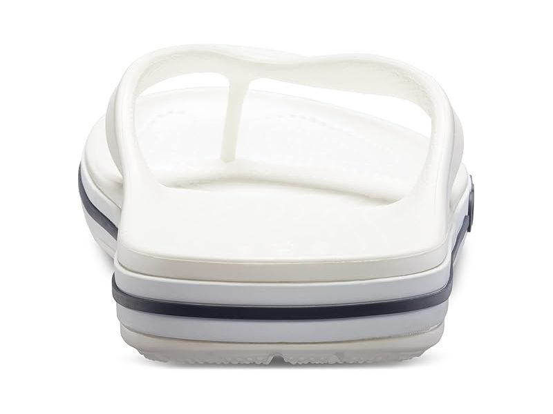 Crocs Bayaband Flip White — анатомическая форма, мягкие и удобные, вид сзади, оригинал