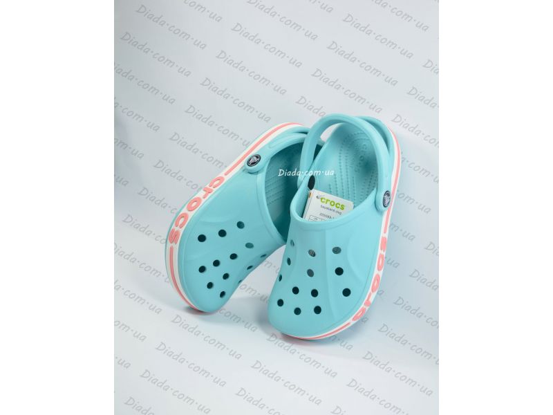 Баннер с Crocs Bayaband Ice Blue — оригинальные женские сабо голубого цвета