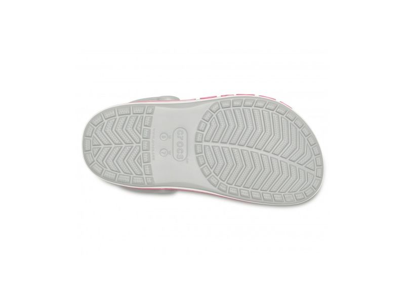 Подошва Crocs Bayaband Light Grey/Candy Pink — оригинальные женские сабо