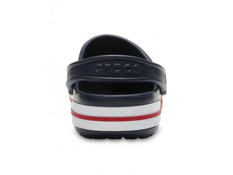 Сабо Crocs Bayaband Navy — тёмно-синие кроксы, вид сзади, оригинал